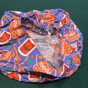 Colorful Pumpkin Print Scrub Hat